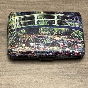Fine Art Lily Bridge Armored Wallet and Card Holder